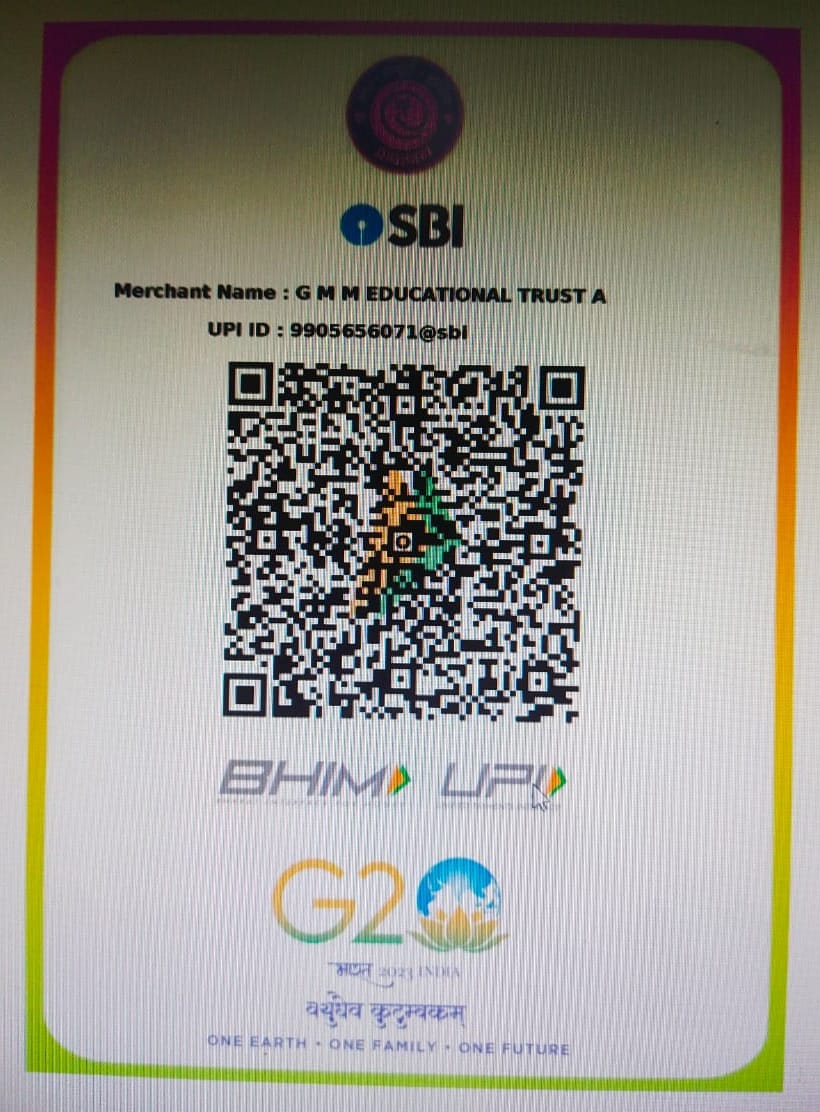 GMM EDUCATIONAL TRUST AND WELFARE ASSOCIATION QR